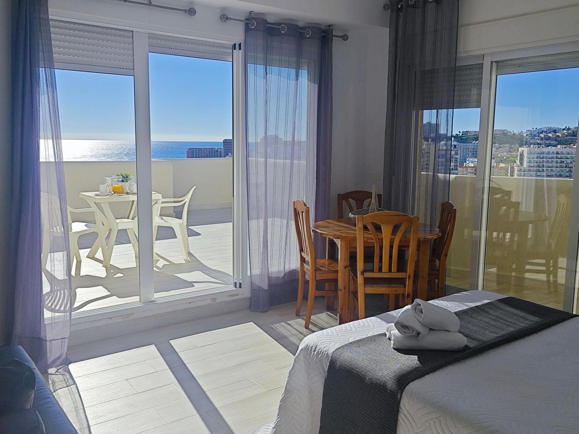 El Estudio De La Playa Benalbeach Vistas Al Mar Benalmádena Extérieur photo